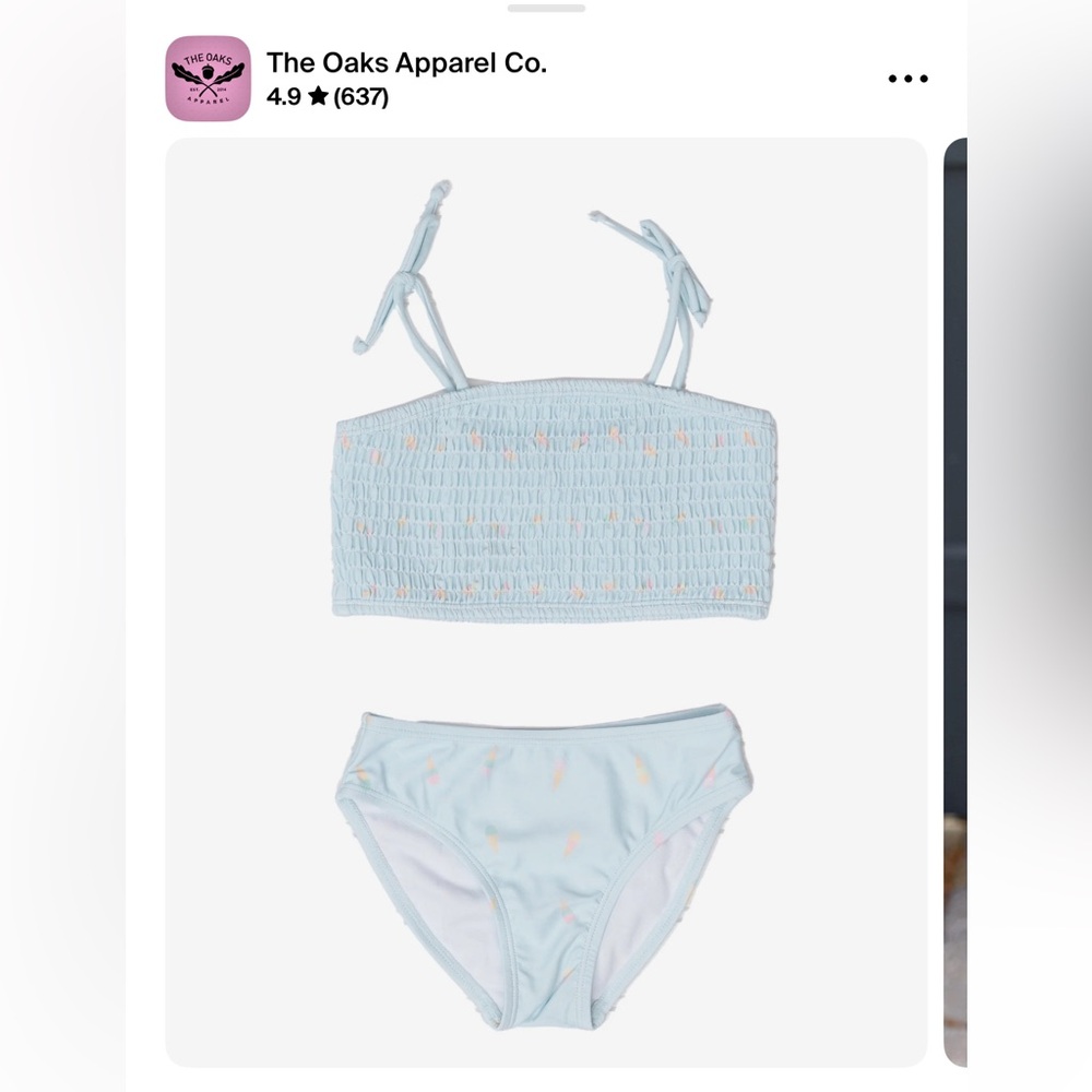 NWT The Oaks Apparel Girl’s Bathing Suit